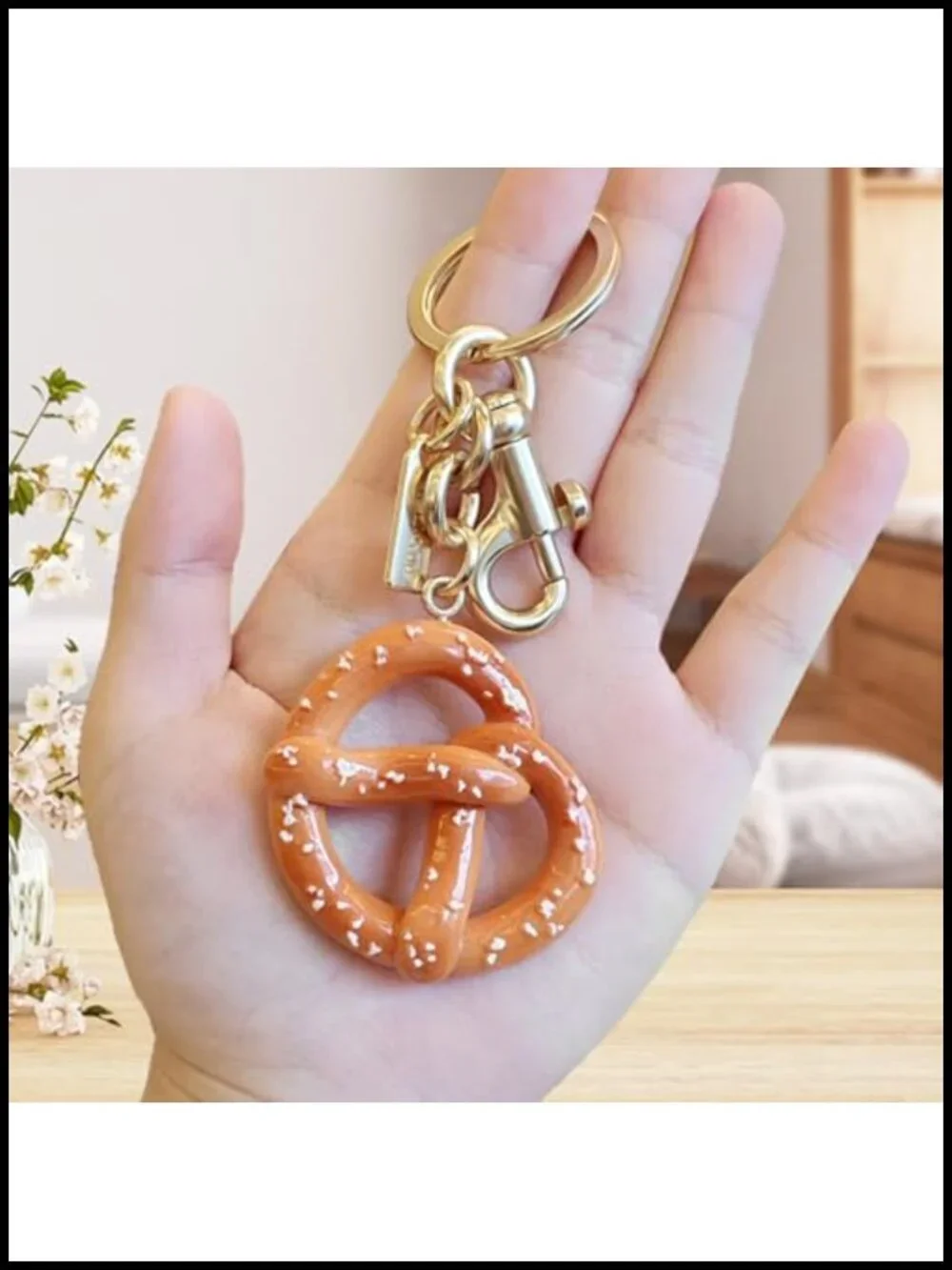 Cute Bag Charm for Handbags Purses Women Keychain Accessory